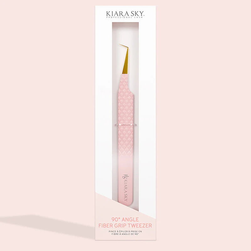 90° Angle Fiber Grip Tweezer