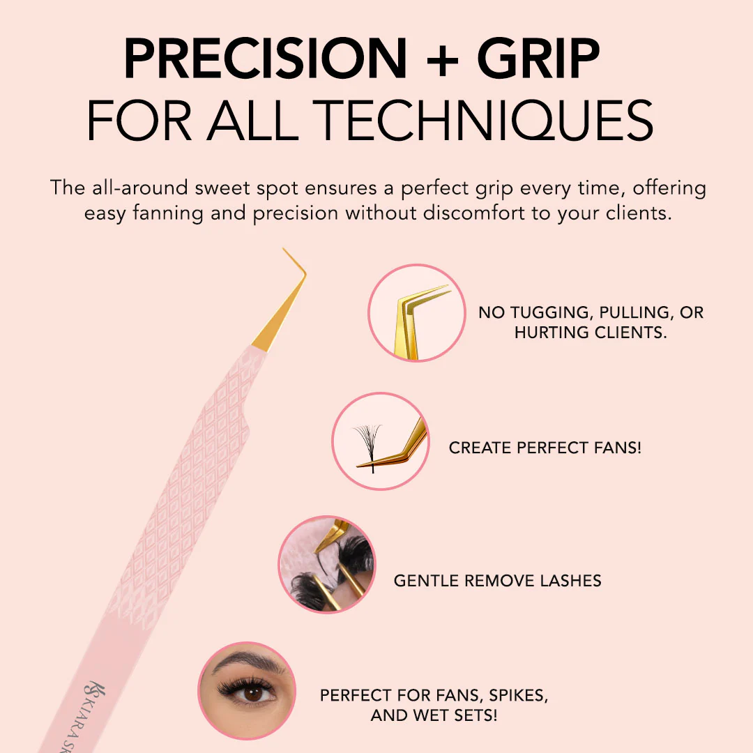 90° Angle Fiber Grip Tweezer - Image 3