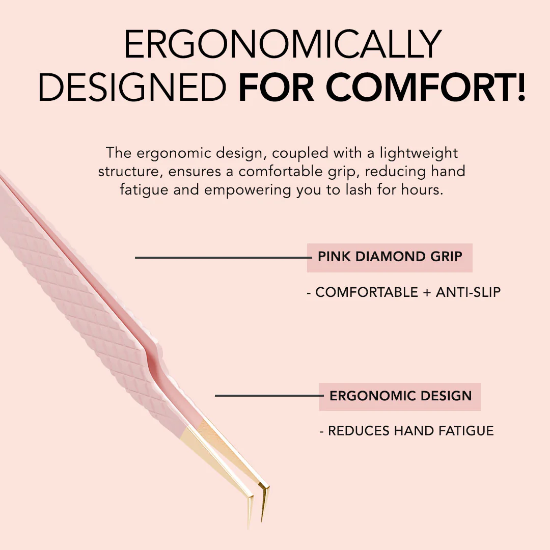 90° Angle Fiber Grip Tweezer - Image 4