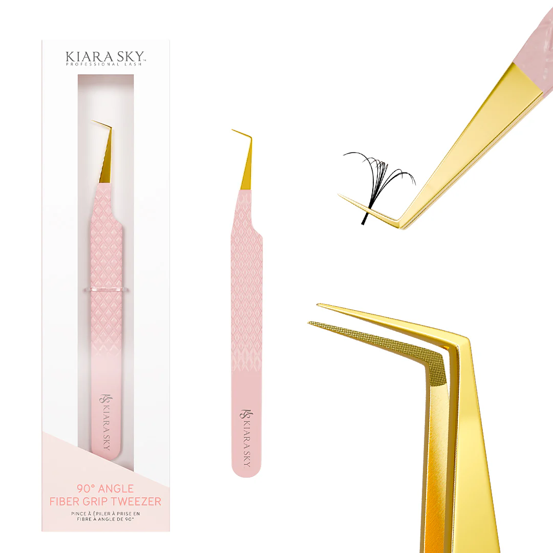 90° Angle Fiber Grip Tweezer - Image 8