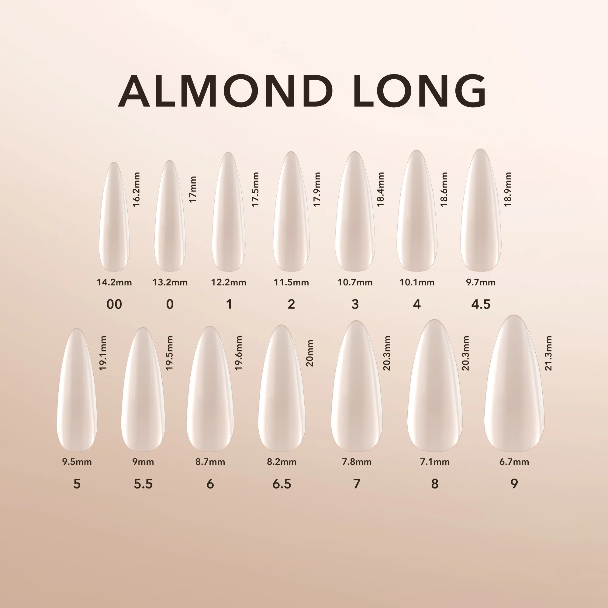 Almond Long | Natural Gel Extensions - Image 4