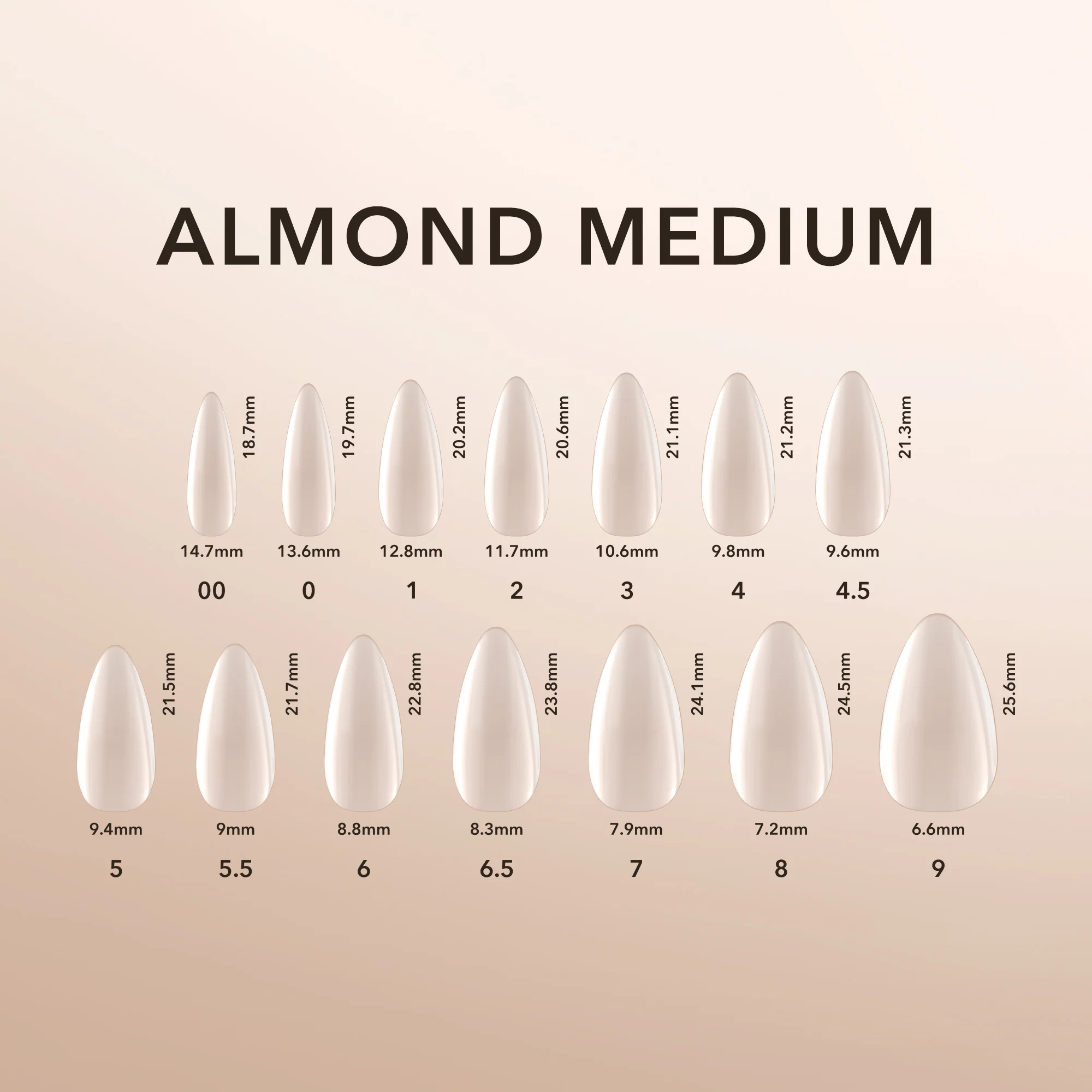 Almond Medium | Natural Gel Extensions - Image 4