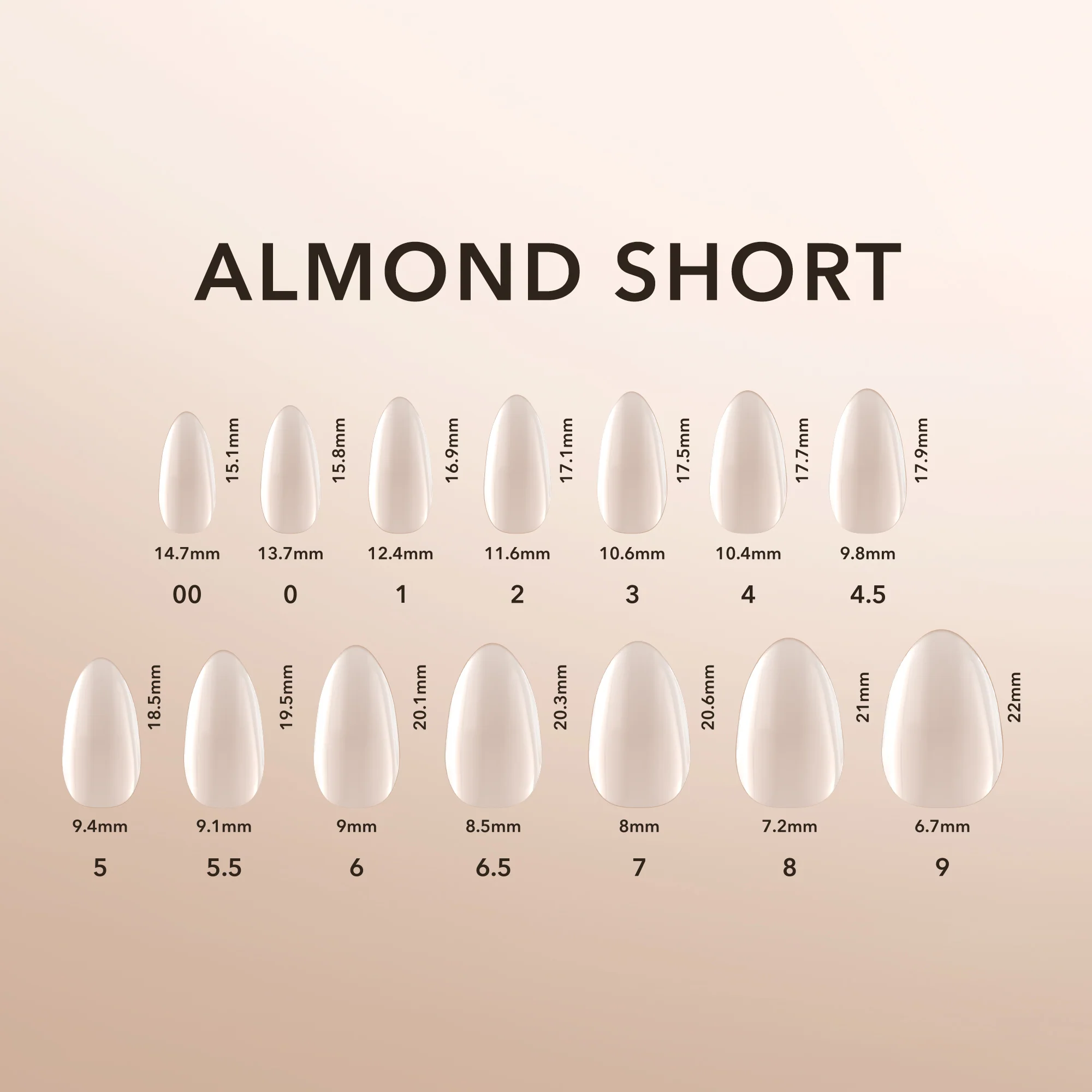 Almond Short | Natural Gel Extensions - Image 4