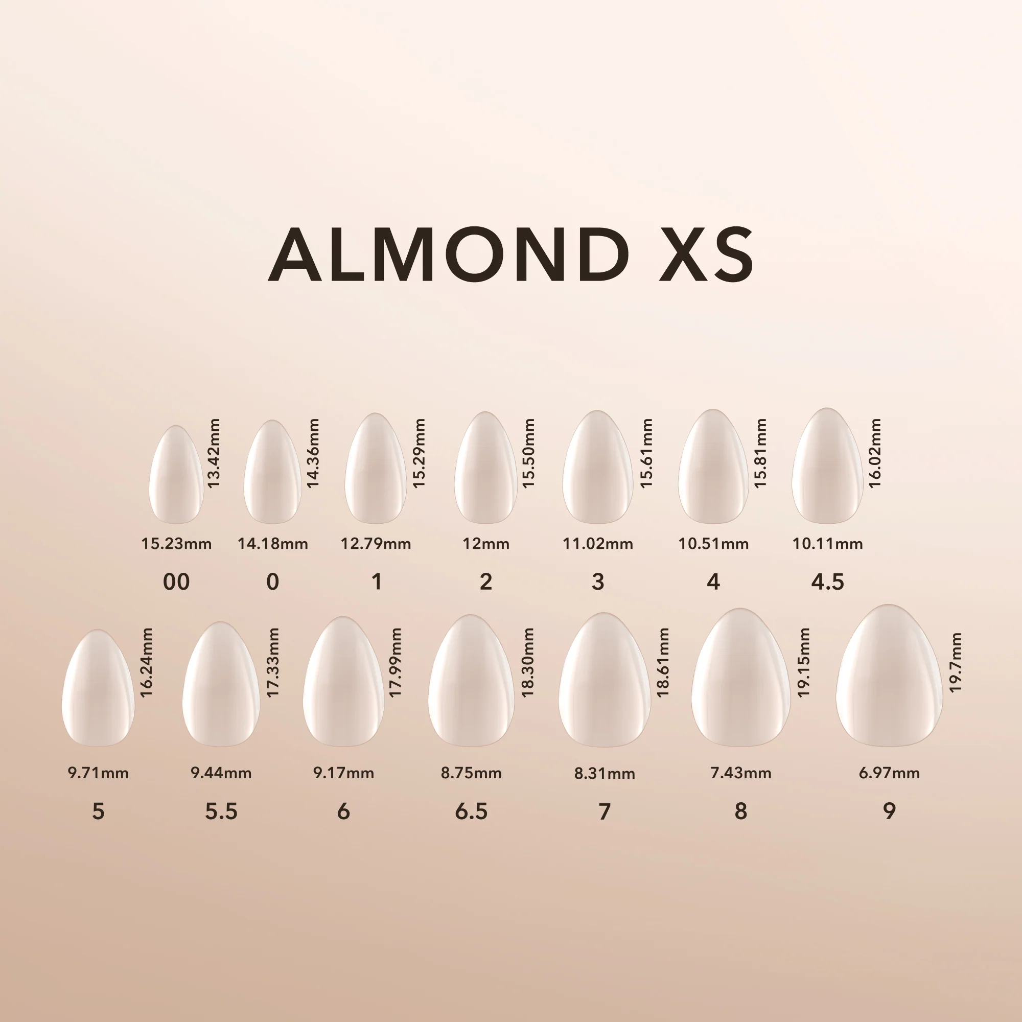 Almond XS | Natural Gel Extensions - Image 4