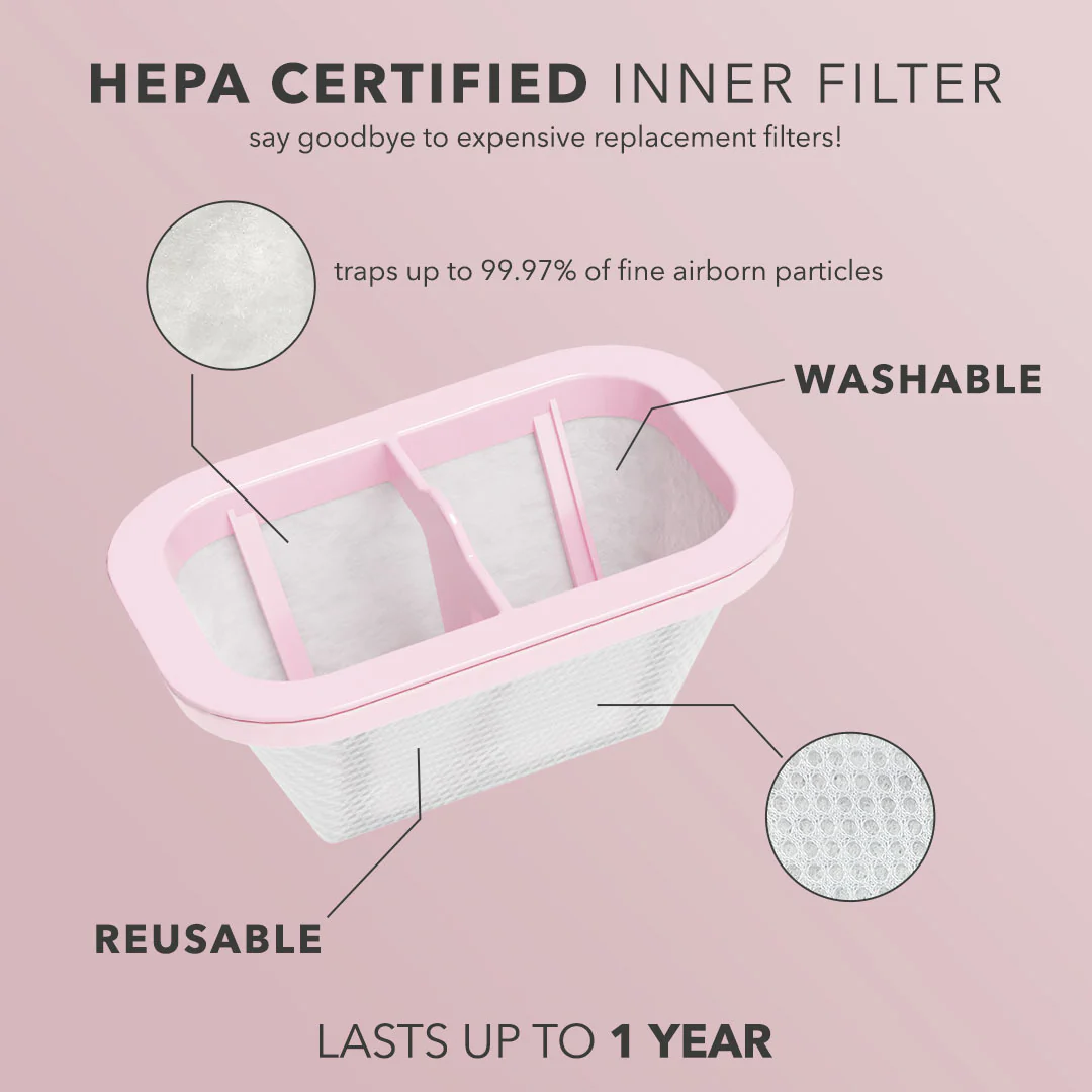 Beyond Pro Dust Collector Duo - Pink - Image 5