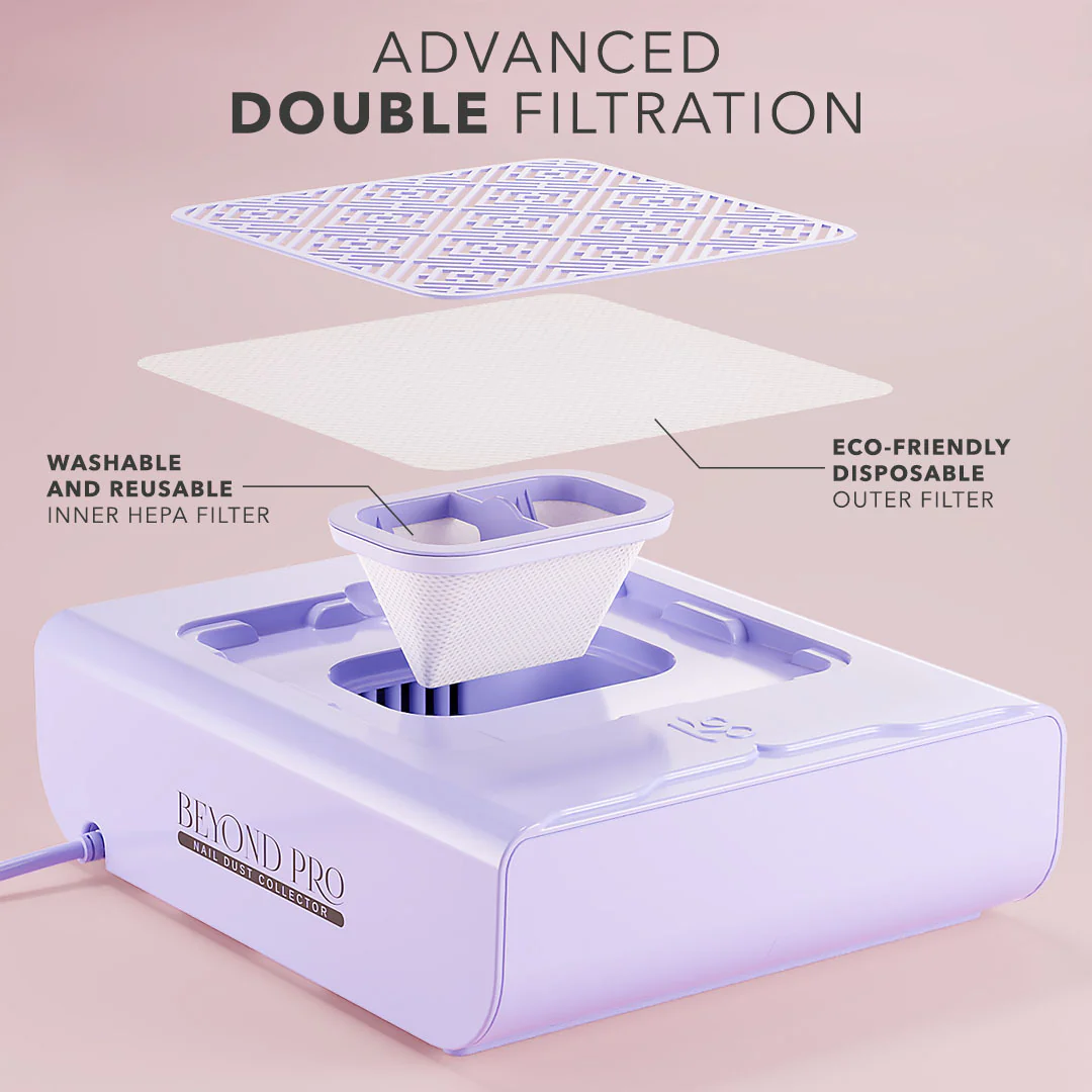 Beyond Pro Nail Dust Collector - Purple - Image 4