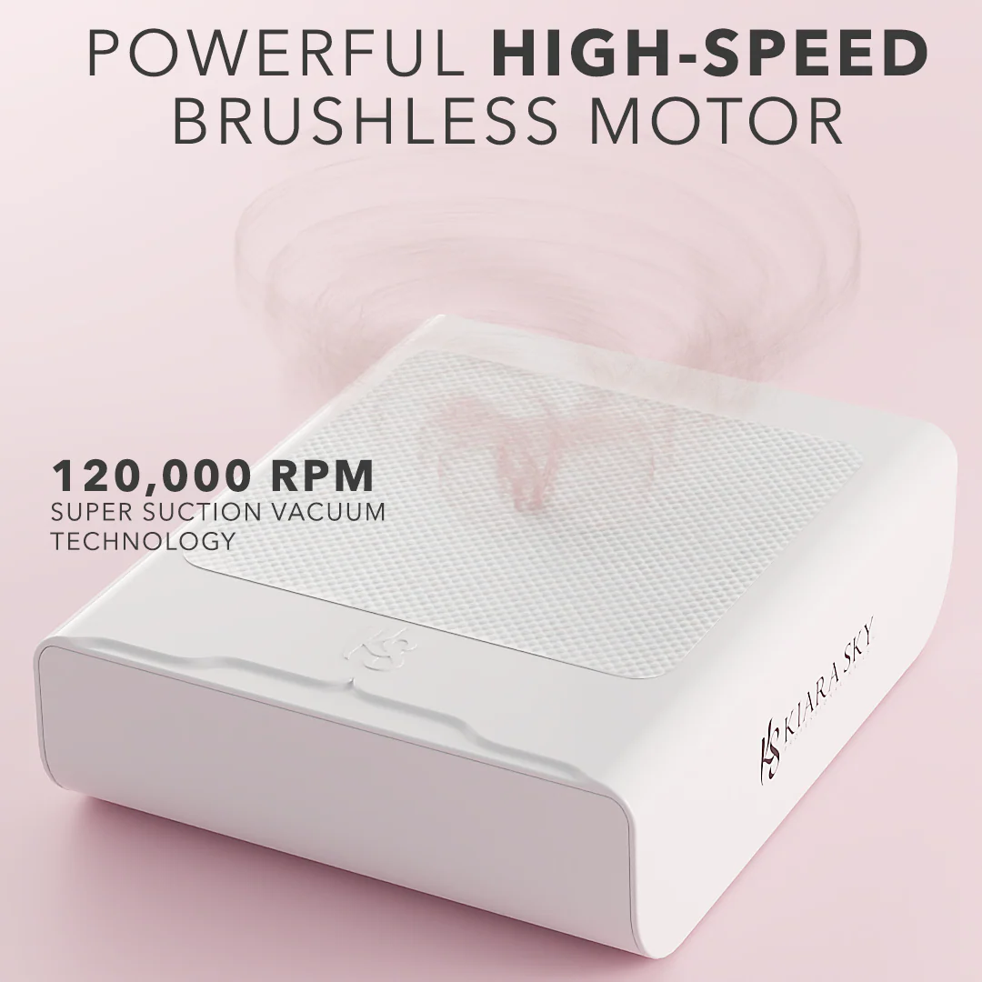 Beyond Pro Nail Dust Collector - White - Image 3