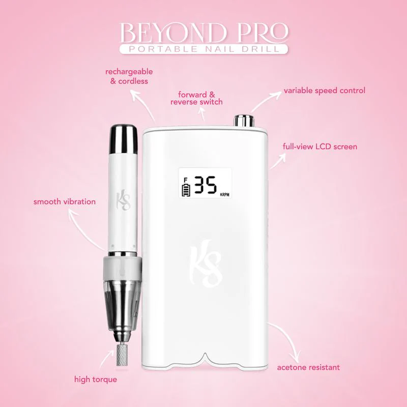 Portable Nail Drill - Pink - Image 4