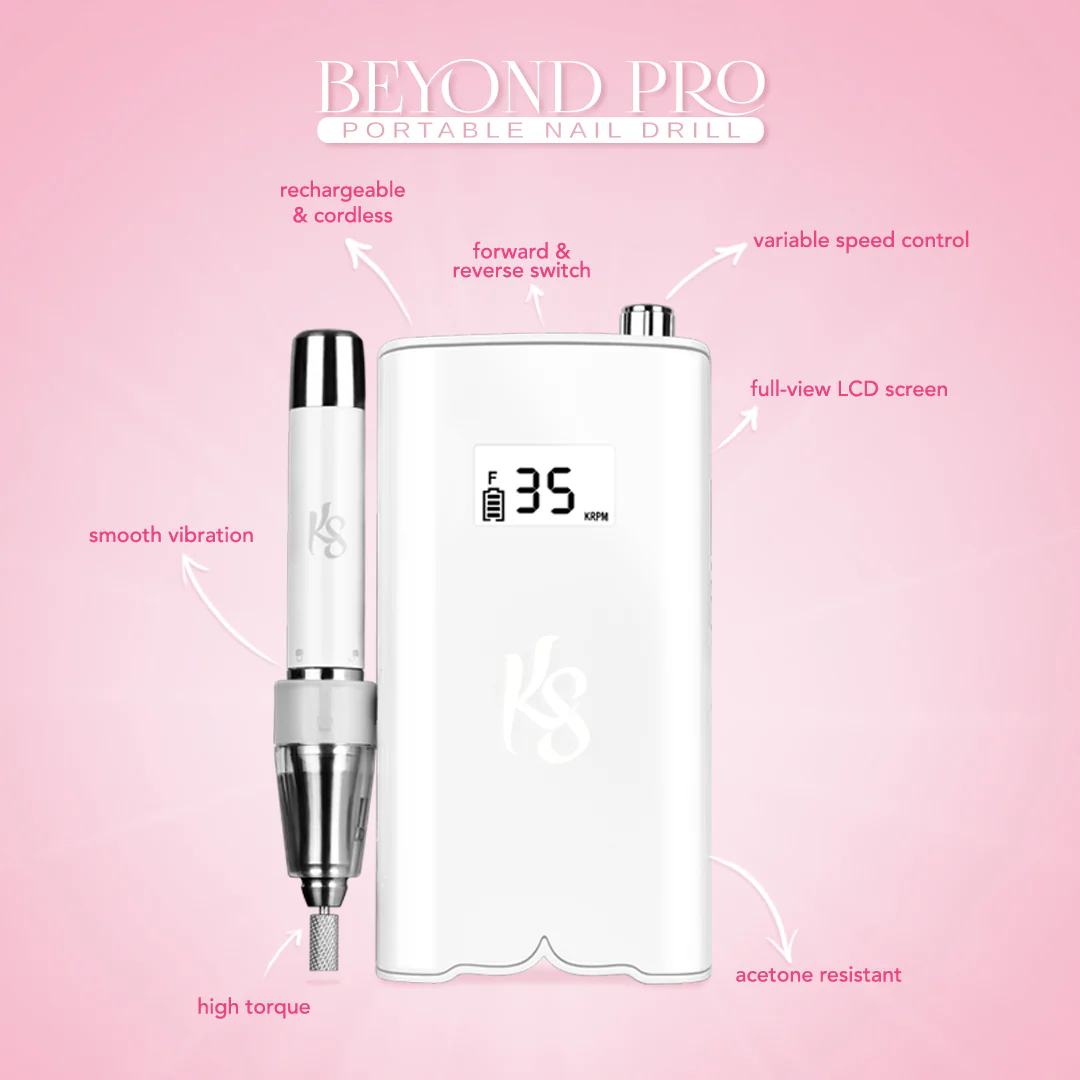 Portable Nail Drill - White - Image 4