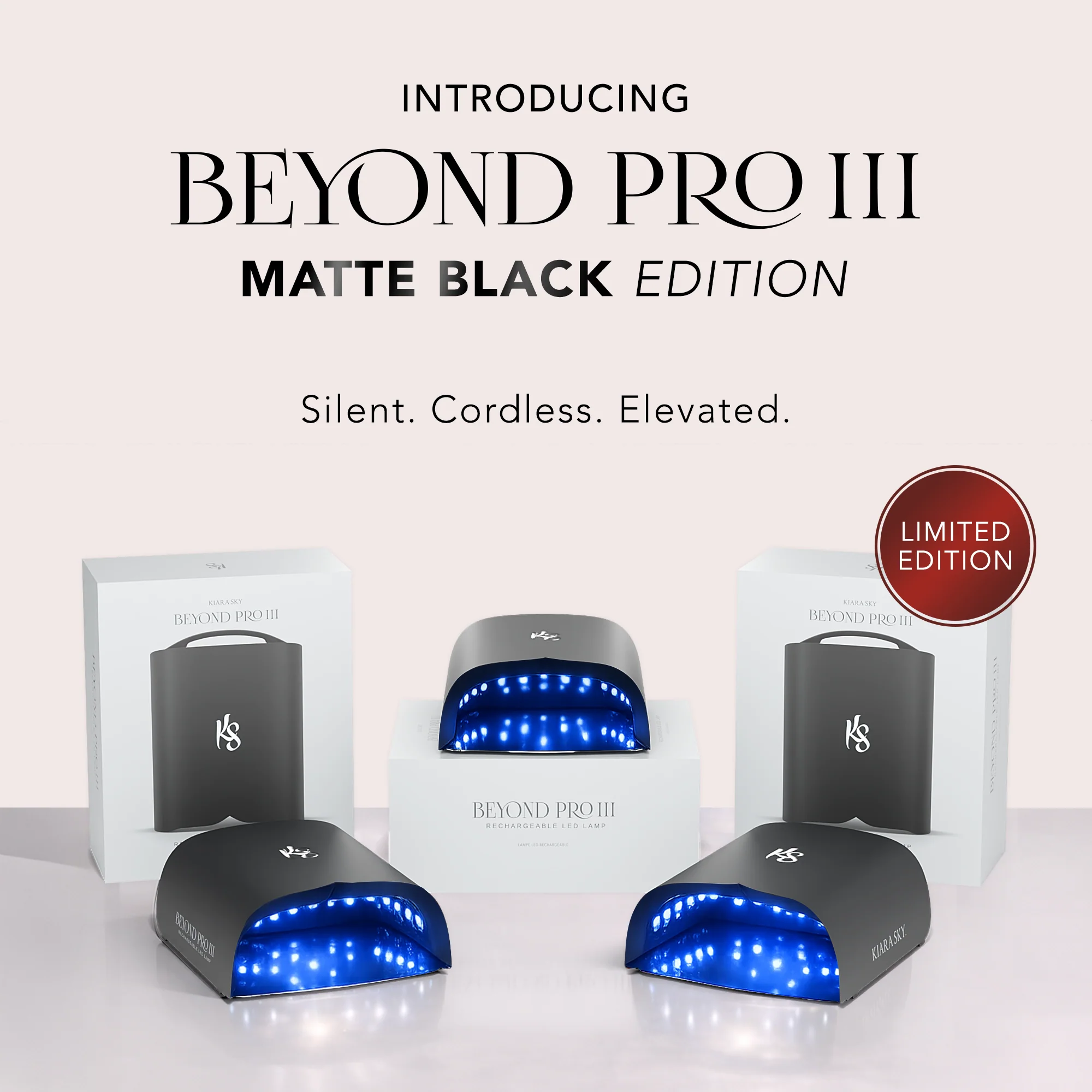Beyond Pro Rechargeable LED Lamp III - Black - Image 3