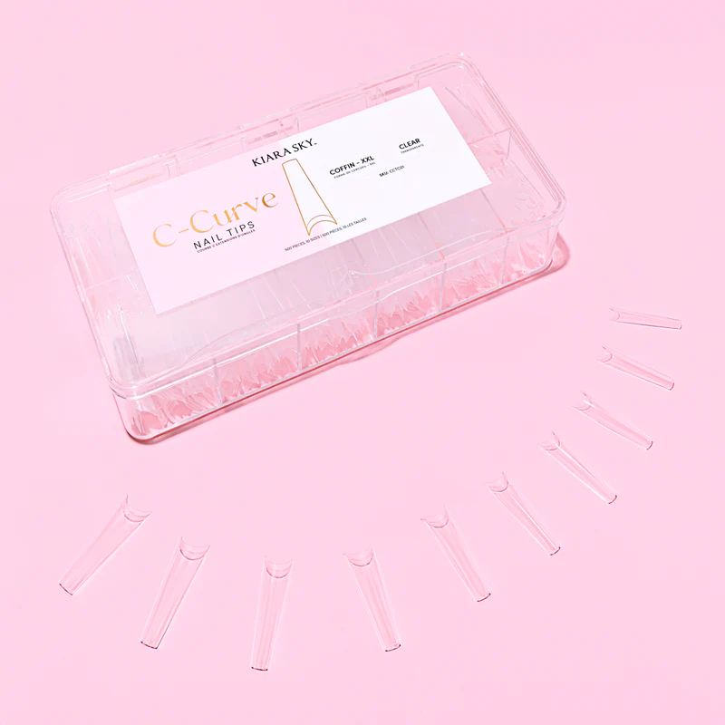Coffin Nail Tips XXL - Clear - Image 3