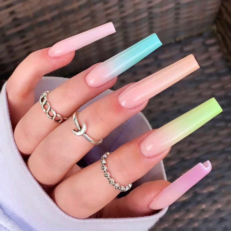 Coffin Nail Tips XXL - Clear - Image 4