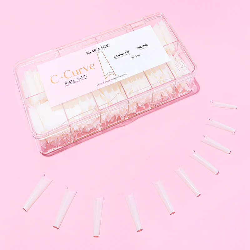 Coffin Nail Tips XXL - Natural - Image 3