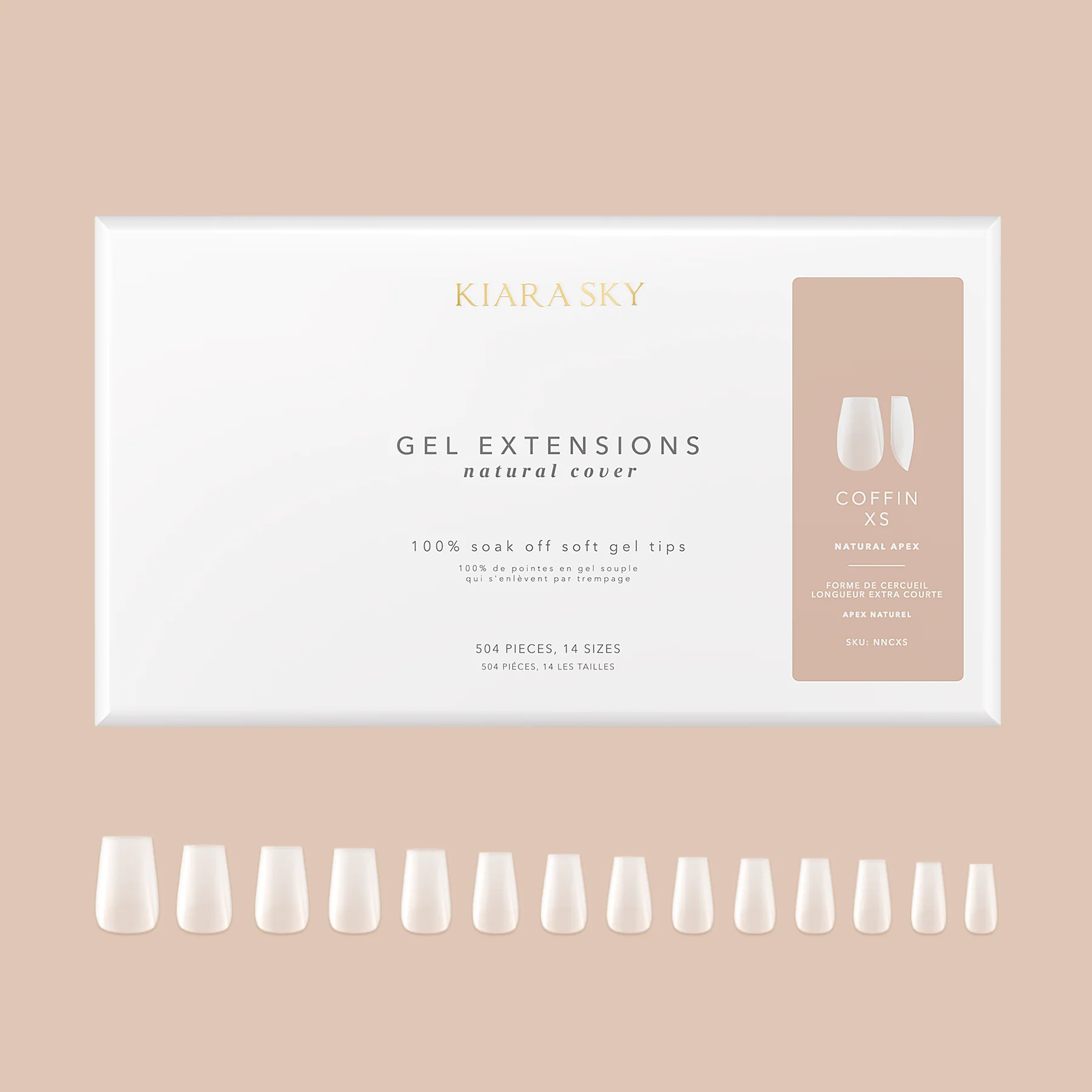 Coffin XS | Natural Gel Extensions