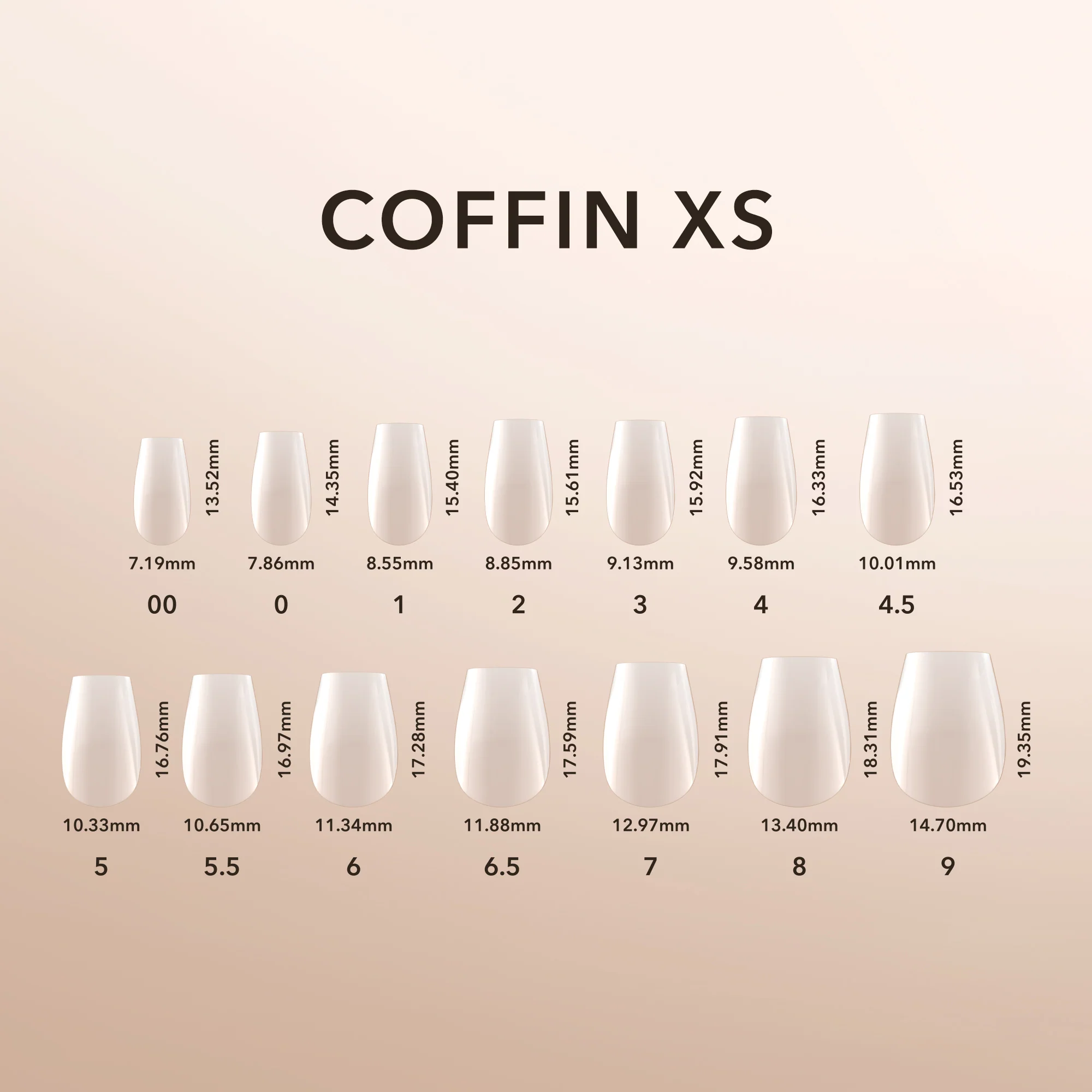 Coffin XS | Natural Gel Extensions - Image 4