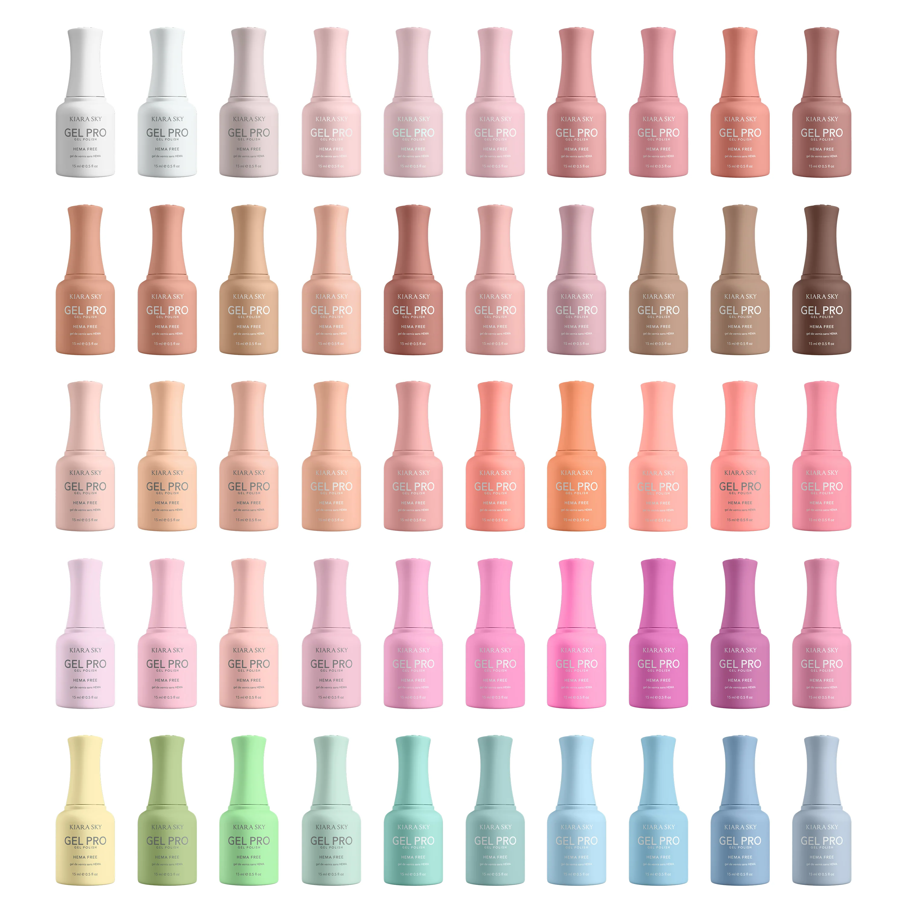 Gel PRO Volume 1  | 50 HEMA-Free Gel Colors - Image 4