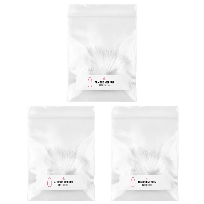 Gelly Tips Refill Pack - Almond Medium - Image 2