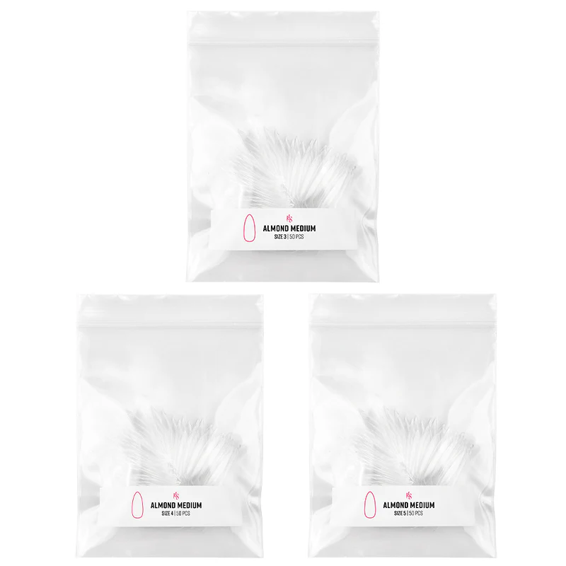 Gelly Tips Refill Pack - Almond Medium - Image 4