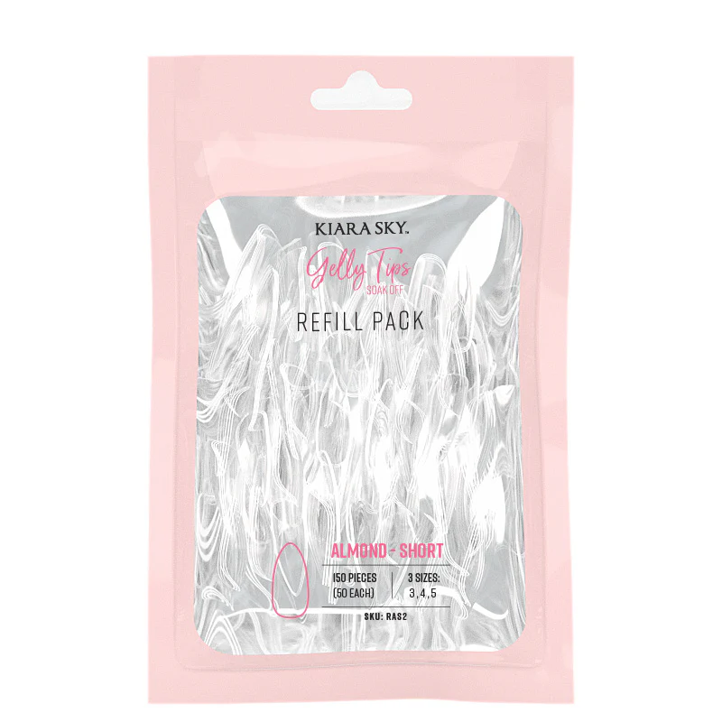 Gelly Tips Refill Pack - Almond Short - Image 3
