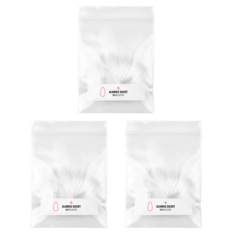 Gelly Tips Refill Pack - Almond Short - Image 4