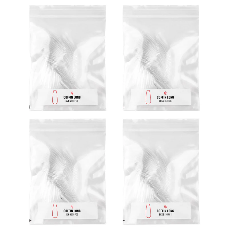 Gelly Tips Refill Pack - Coffin Long - Image 6