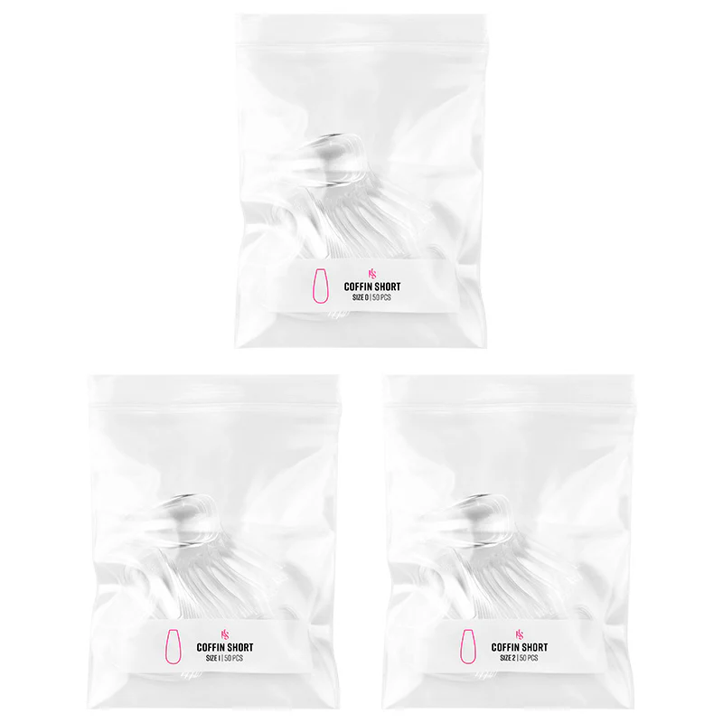 Gelly Tips Refill Pack - Coffin Short - Image 2