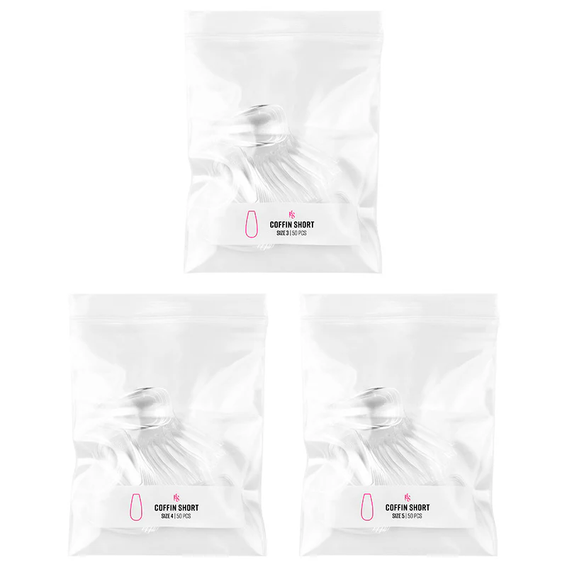 Gelly Tips Refill Pack - Coffin Short - Image 4