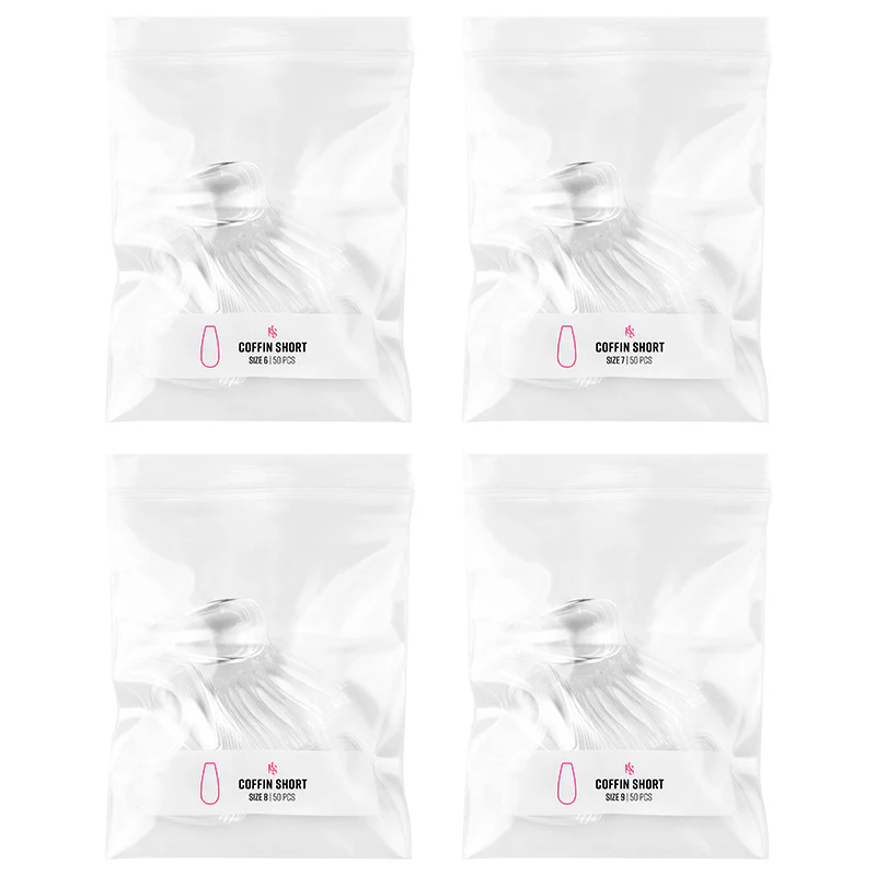 Gelly Tips Refill Pack - Coffin Short - Image 6