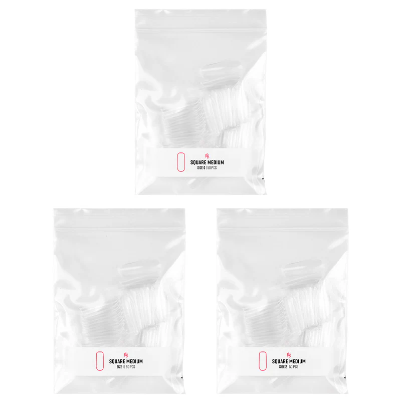 Gelly Tips Refill Pack - Square Medium - Image 2