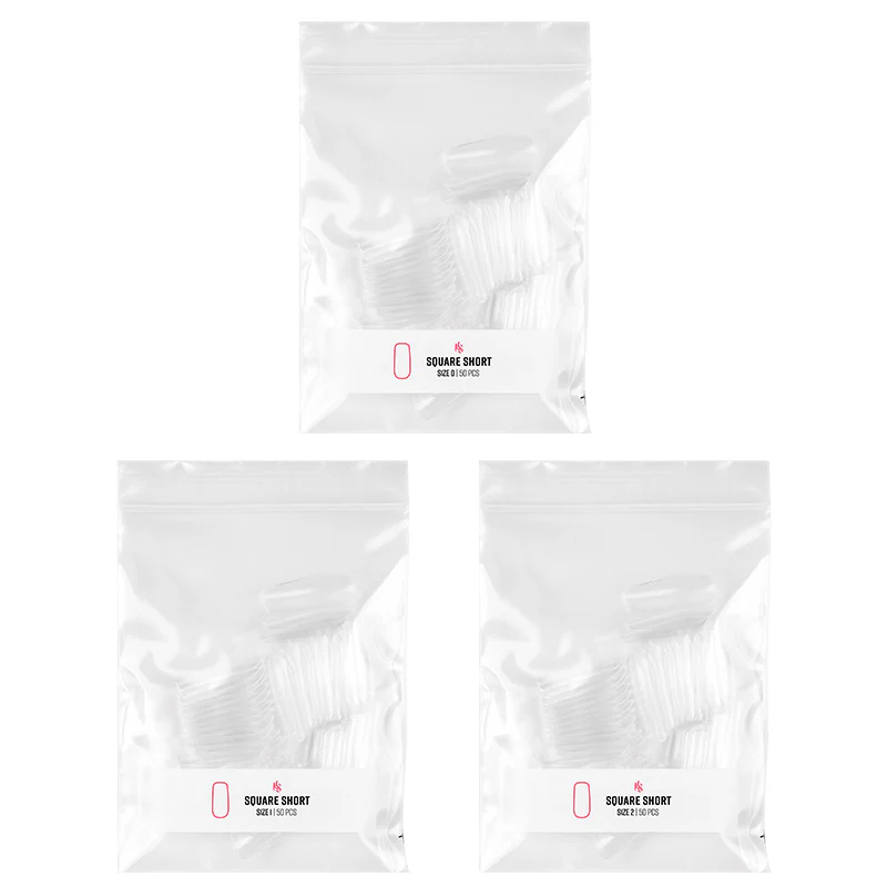 Gelly Tips Refill Pack - Square Short - Image 2
