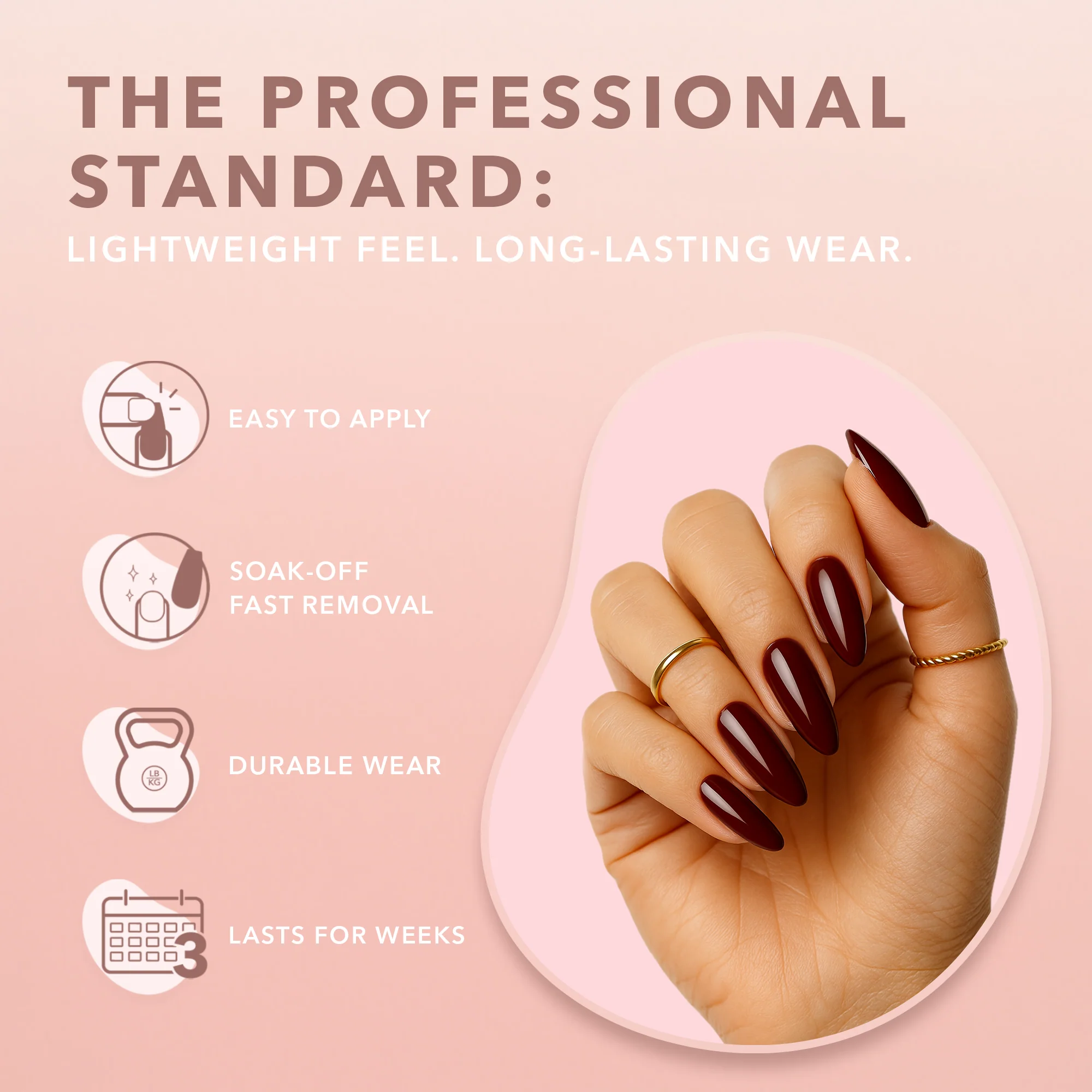 GELLY TIPS STARTER KIT - Almond Medium - Image 6