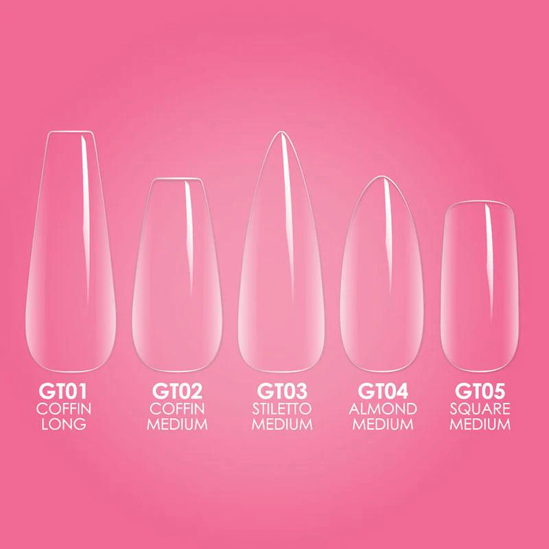 GELLY TIPS STARTER KIT - Coffin Medium - Image 3