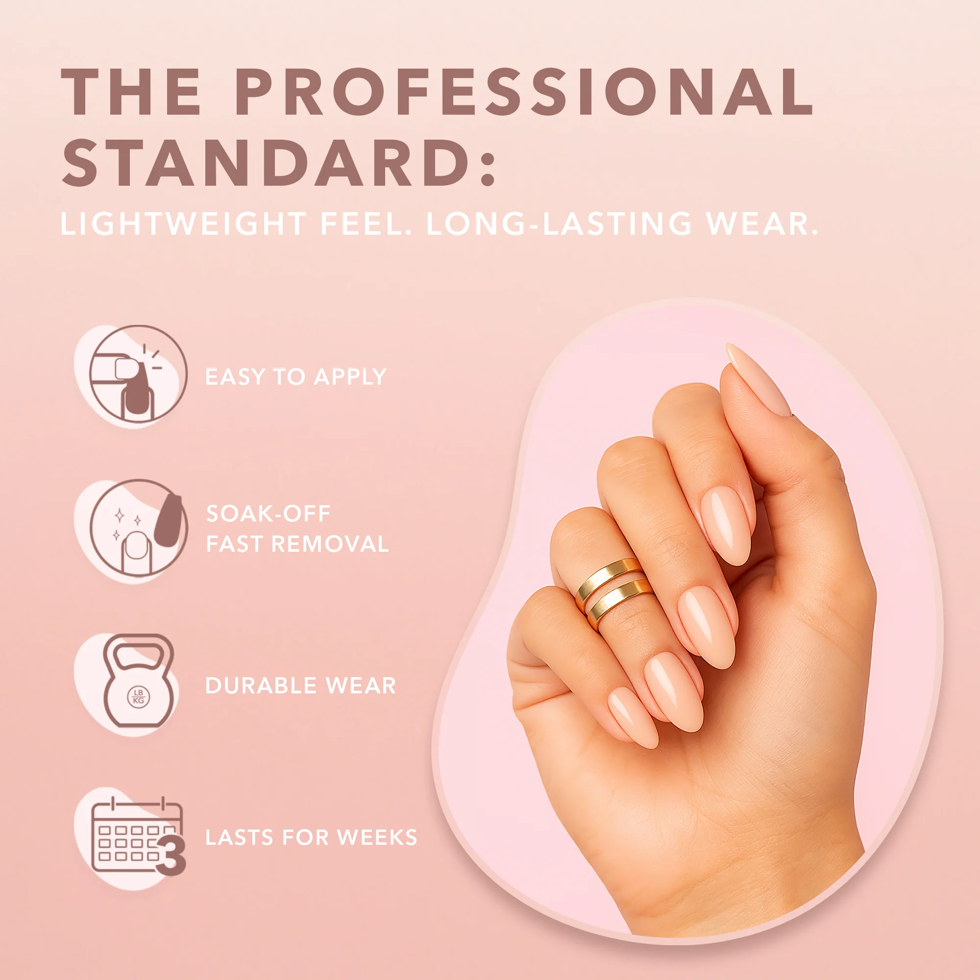 GELLY TIPS STARTER KIT - Almond Short - Image 6