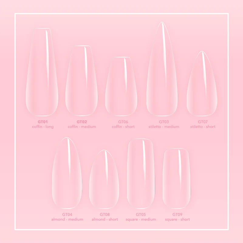 GELLY TIPS STARTER KIT - Coffin Short - Image 3