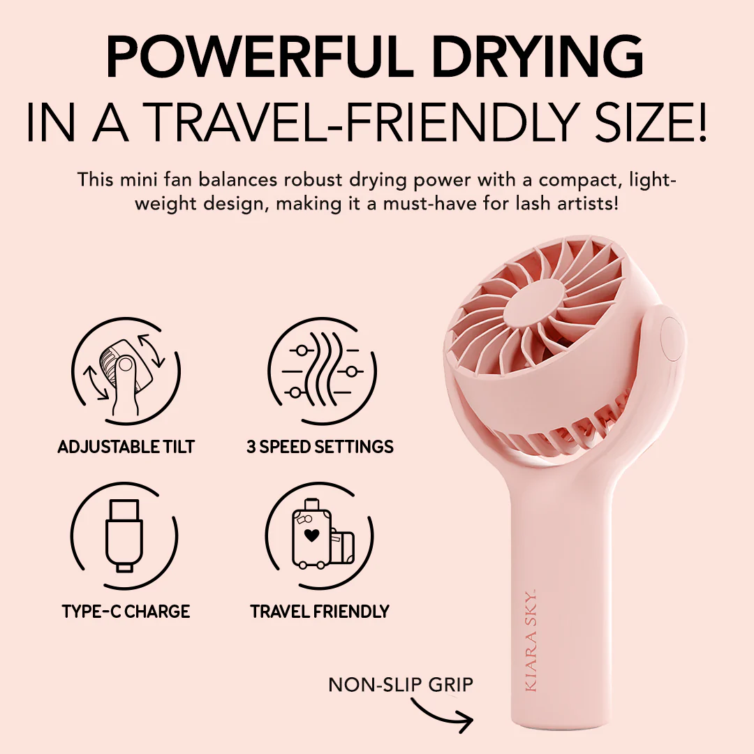 Mini Fan - Pink - Image 2