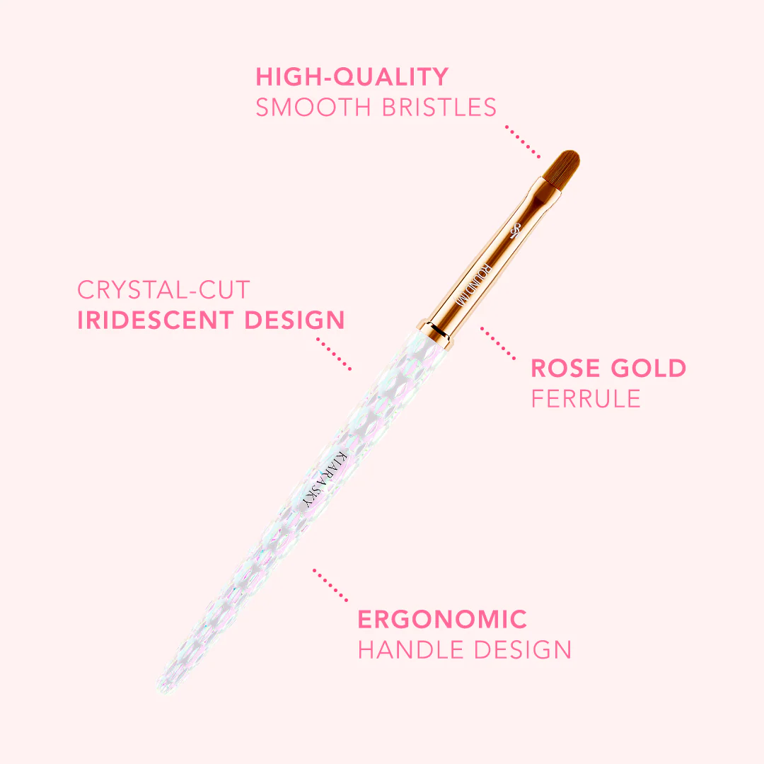 Nail Art Brush - M Round - Image 3