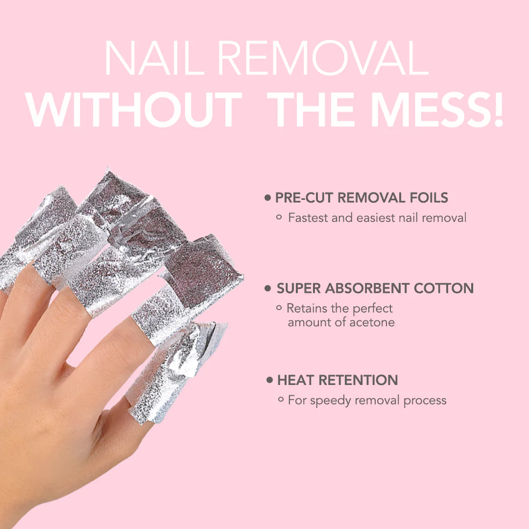 Nail Removal Foils - 200 pcs - Image 2