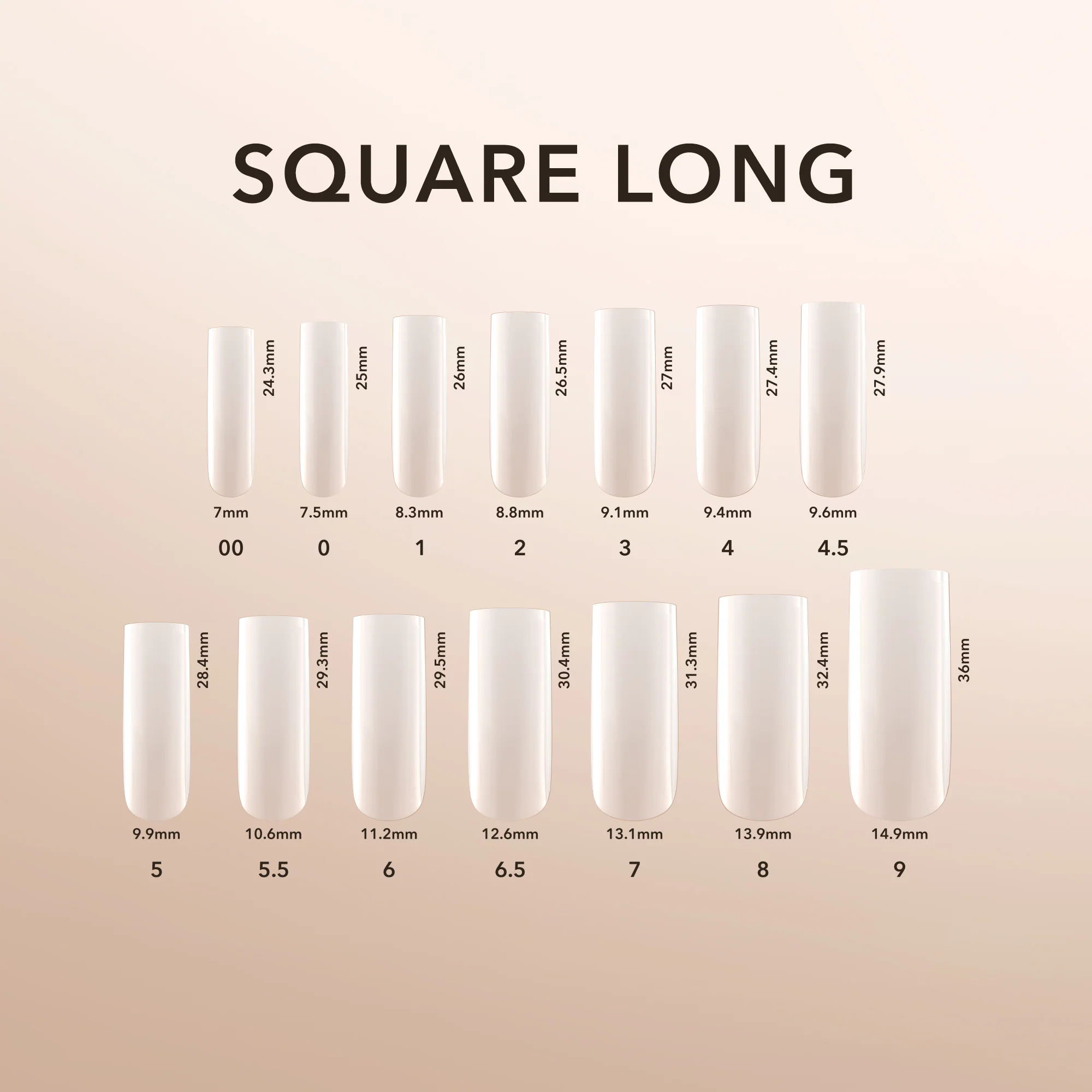 Square Long | Natural Gel Extensions - Image 4