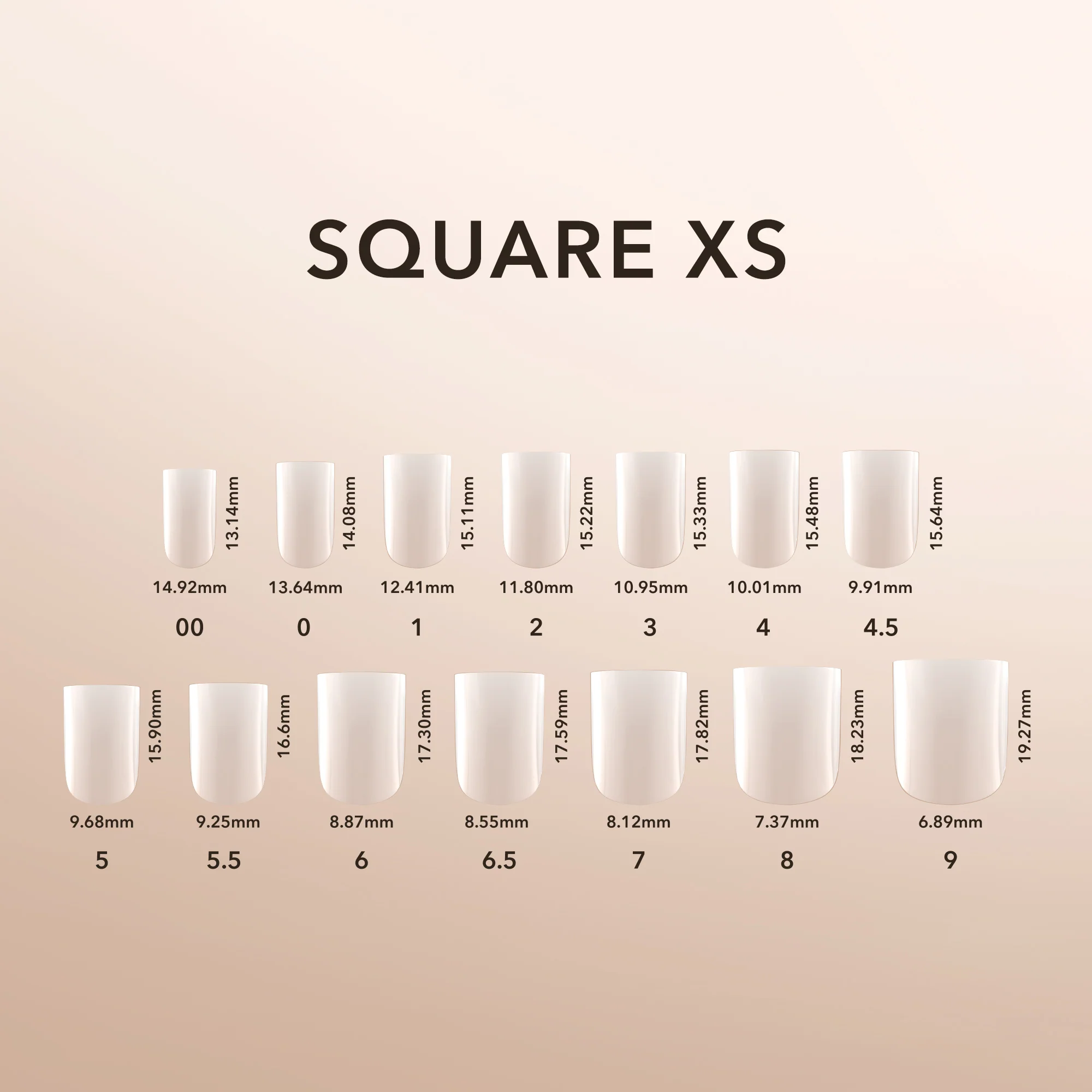 Square XS | Natural Gel Extensions - Image 4