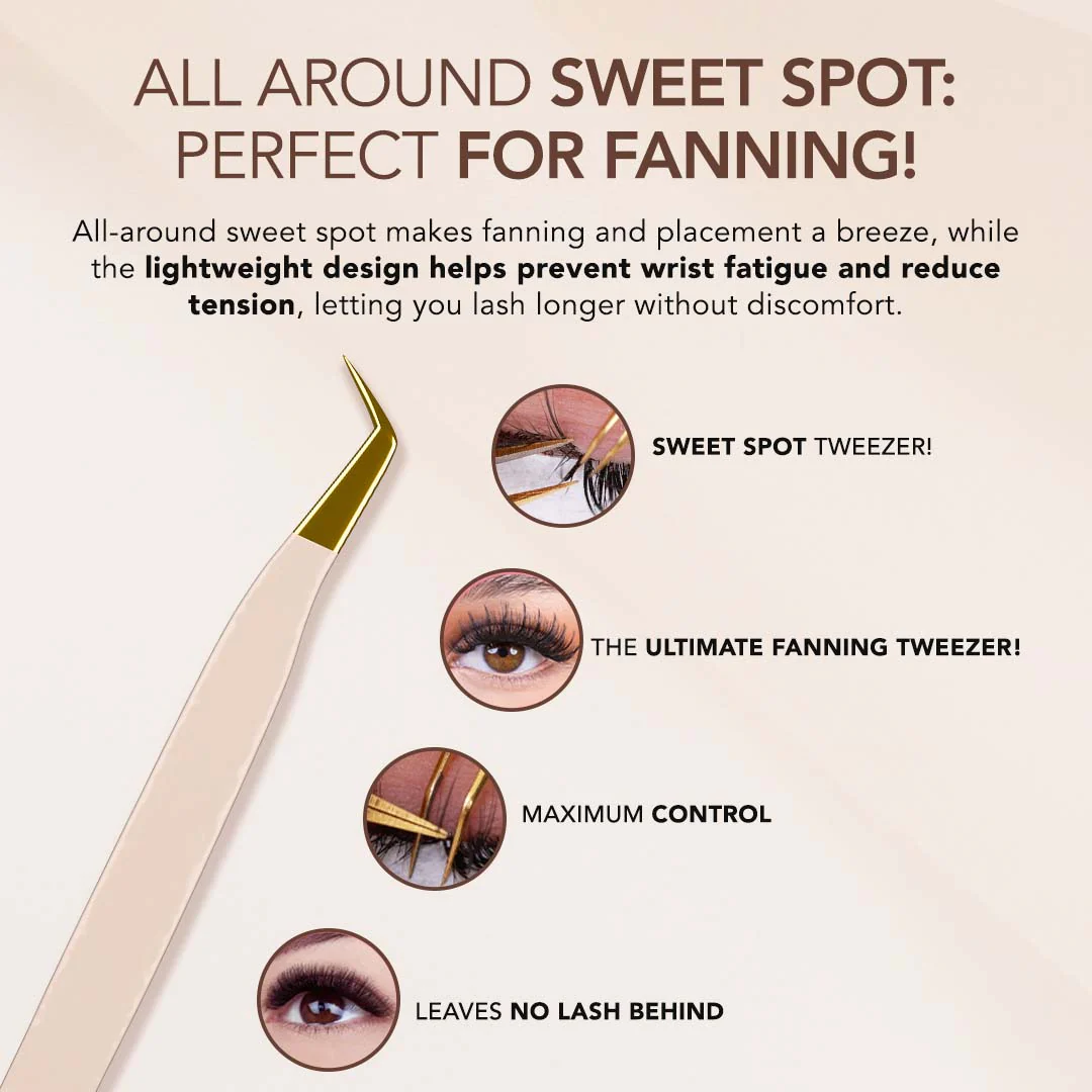 Thin Boot Tweezer Fiber Grip - Tan - Image 3